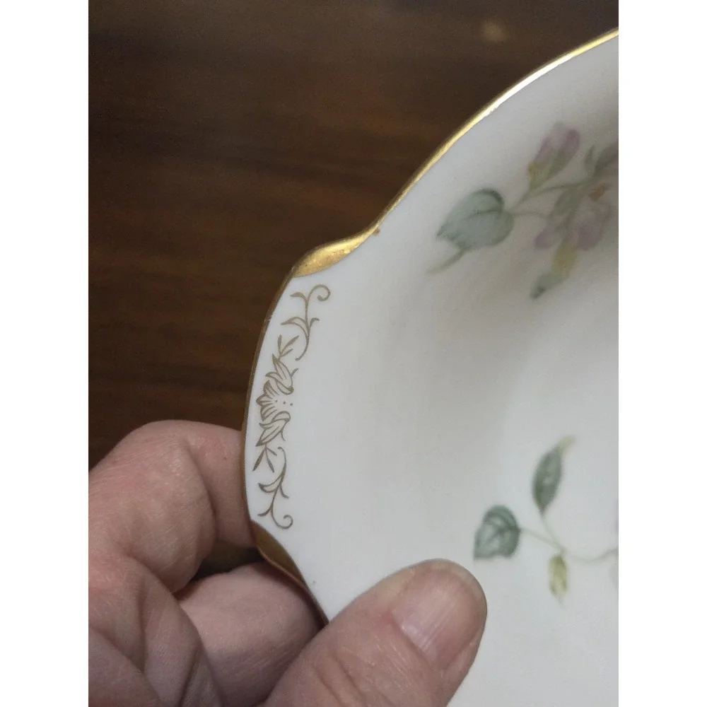 Vintage Sango Japan fine china oval serving Bowl 
